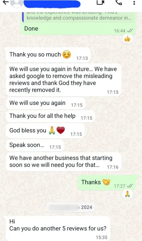 Client conversation 1